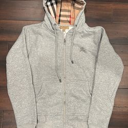 Grey Burberry Hoodie