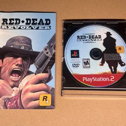 Red Dead Revolver PS2 (DISC & MANUAL ONLY) Tested Working PlayStation 2 NO CASE