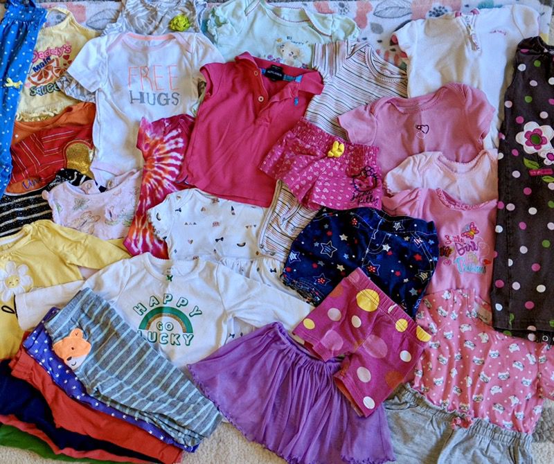 Baby girls clothes size 12 months