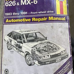 Mazda, 626 & Mx – 6 Haynes Manual