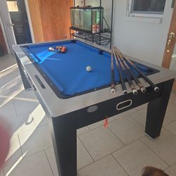 Berner Billiards 6 in 1 Multi Game Table