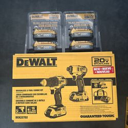 Bundle Of Dewalt Powerstack and Max 2-tool Brushless Power Tools