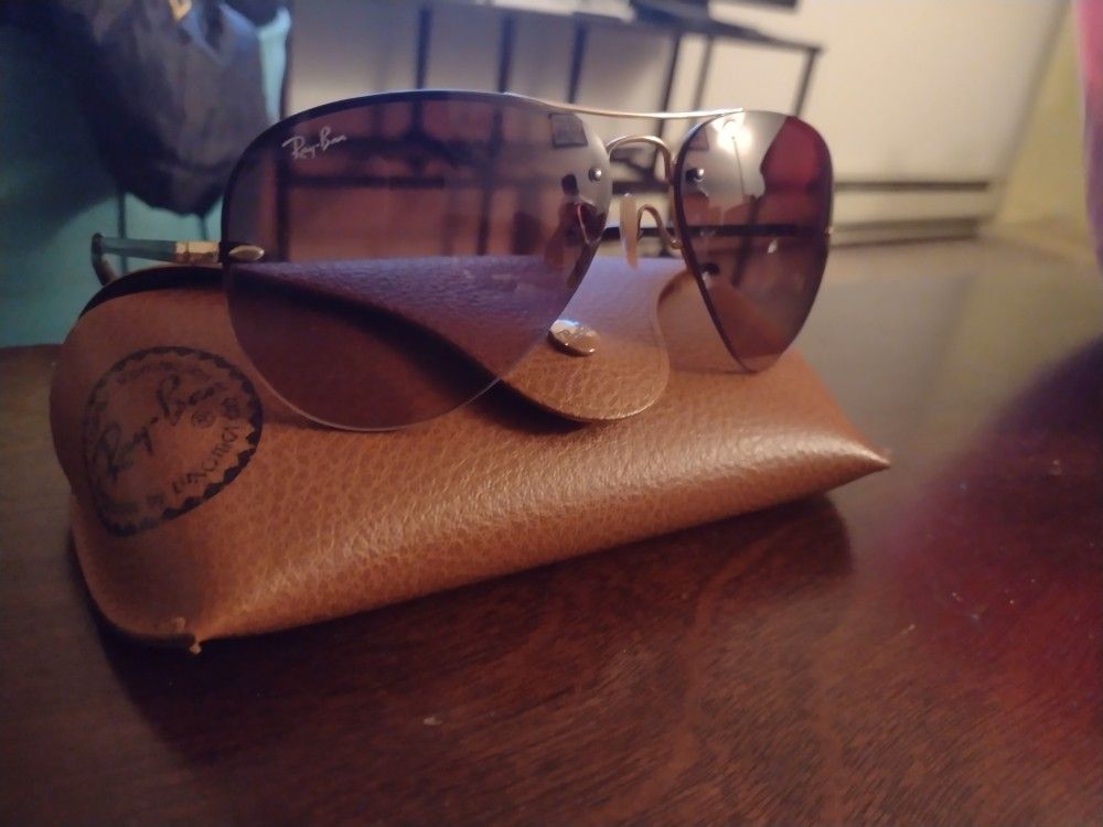 Men's Ray-Ban Polarized Aviator Sunglasses