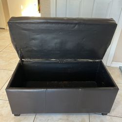 Chocolate Brown Ottoman 