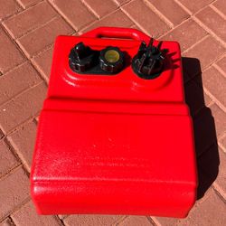 MOELLER poly plastic 6 GALLON outboard engine GAS FUEL TANK CAN marine