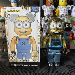 Gold Minion Bearbrick 1000%