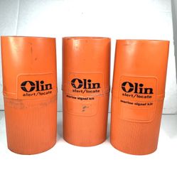 Olin Alert / Locate Marine Flare Signal Kit Containers ($9.99 Each) 