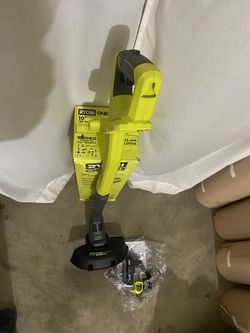 RYOBI ONE+ 18V 10 in. Cordless Battery String Trimmer/Edger with 1.5 Ah Battery and Charger