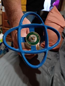 (3) New Bronze 2 inch long stem Gate Valves