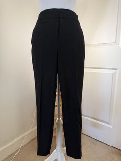 Zara Black Straight-Leg Dress Pants