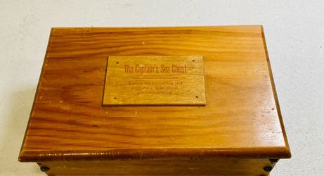 The Captain's Sea Chest Collectible Wood Box