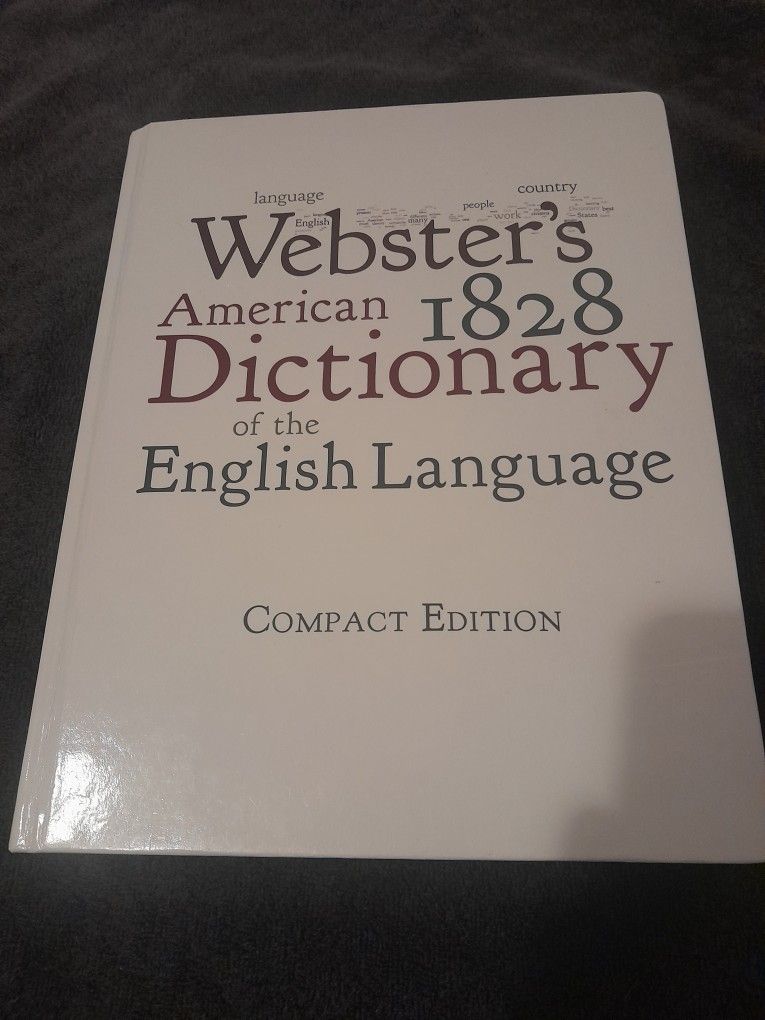 Websters American 1828 English Language Dictionary 