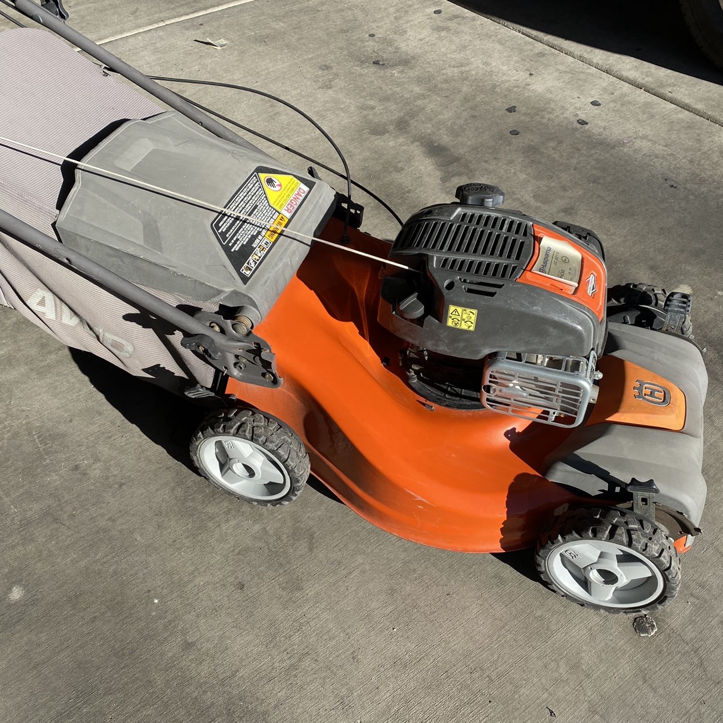 Husqvarna LC 221A Lawn Mower With Free Gas Can for Sale in