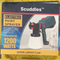 Scuddles 1200-Watt Electric Paint Sprayer