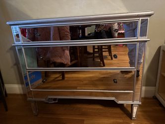 Bobs Discount Furniture 3 Drawer Mirrored Chest