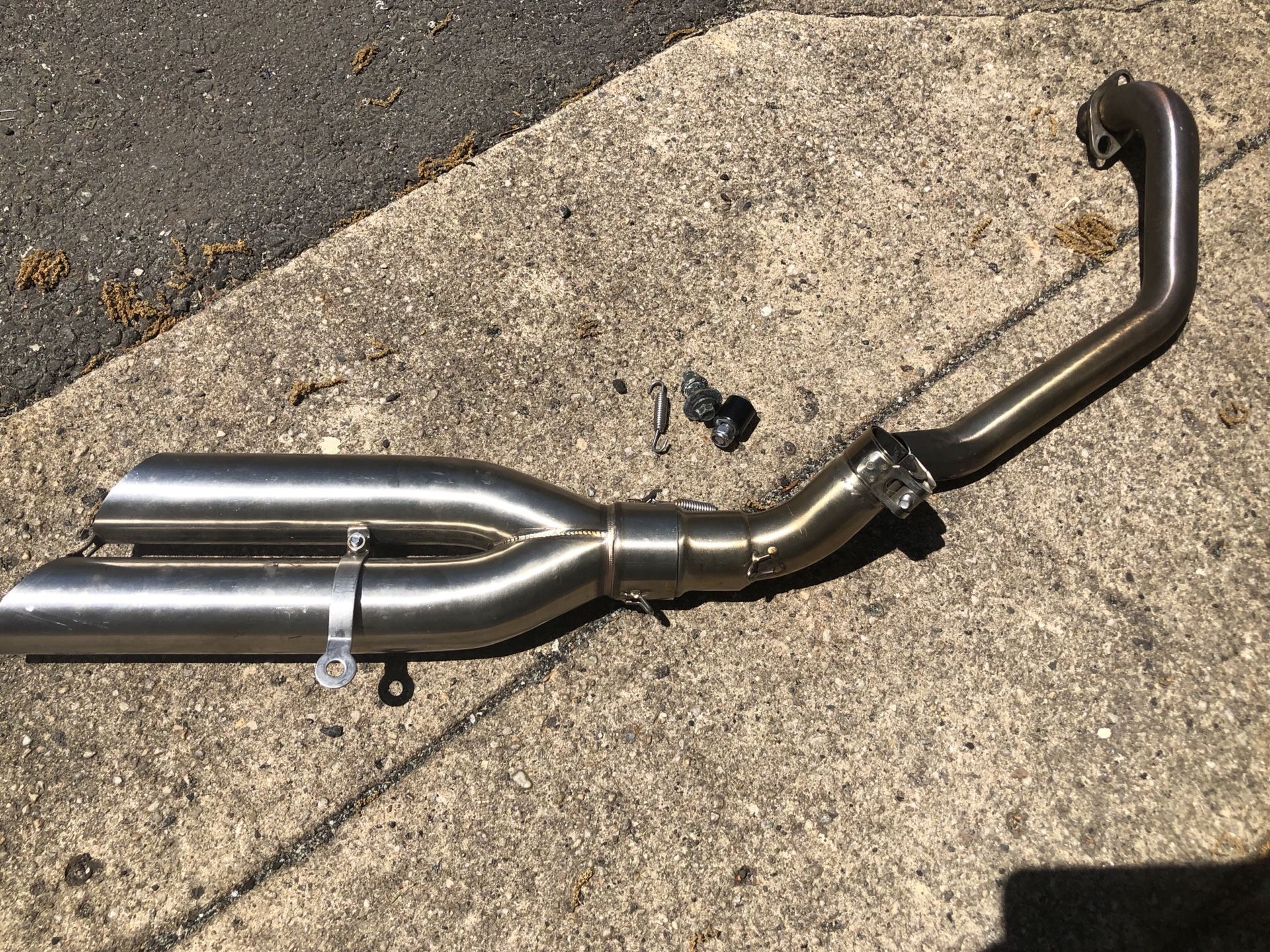 Honda Grom exhaust system