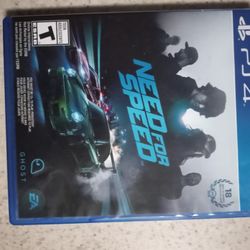 Need For Speed PS4
