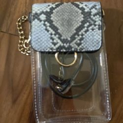 Clear shoulder bag