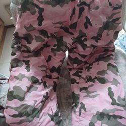 Snow Pants, Pink Camo, Size Big Kids 14