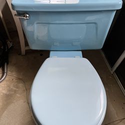 Vintage Blue Toilet - Kohler