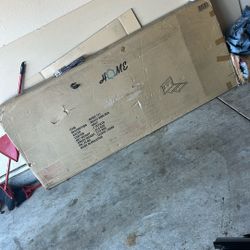 Brand New Still In The Box King Size Bed Frame (with Head Rest)