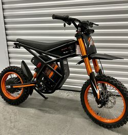NEW - 2400W Electric Pit Bike, 37mph+, 4’8-6’2 Rider, 29inch High Seat, 21ah Removable Battery, Reversed Fork, GT54, Tuttio Similar