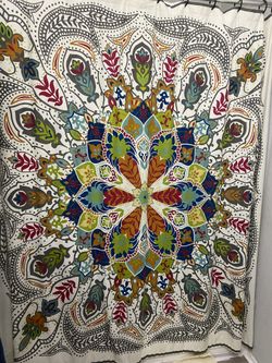 World Market Mandala Shower Curtain 