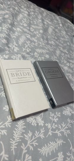 Bride and groom, novelty books