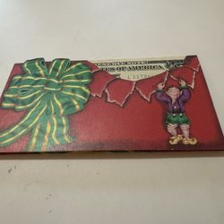 1995 Legal Tender $1 Santa Bill