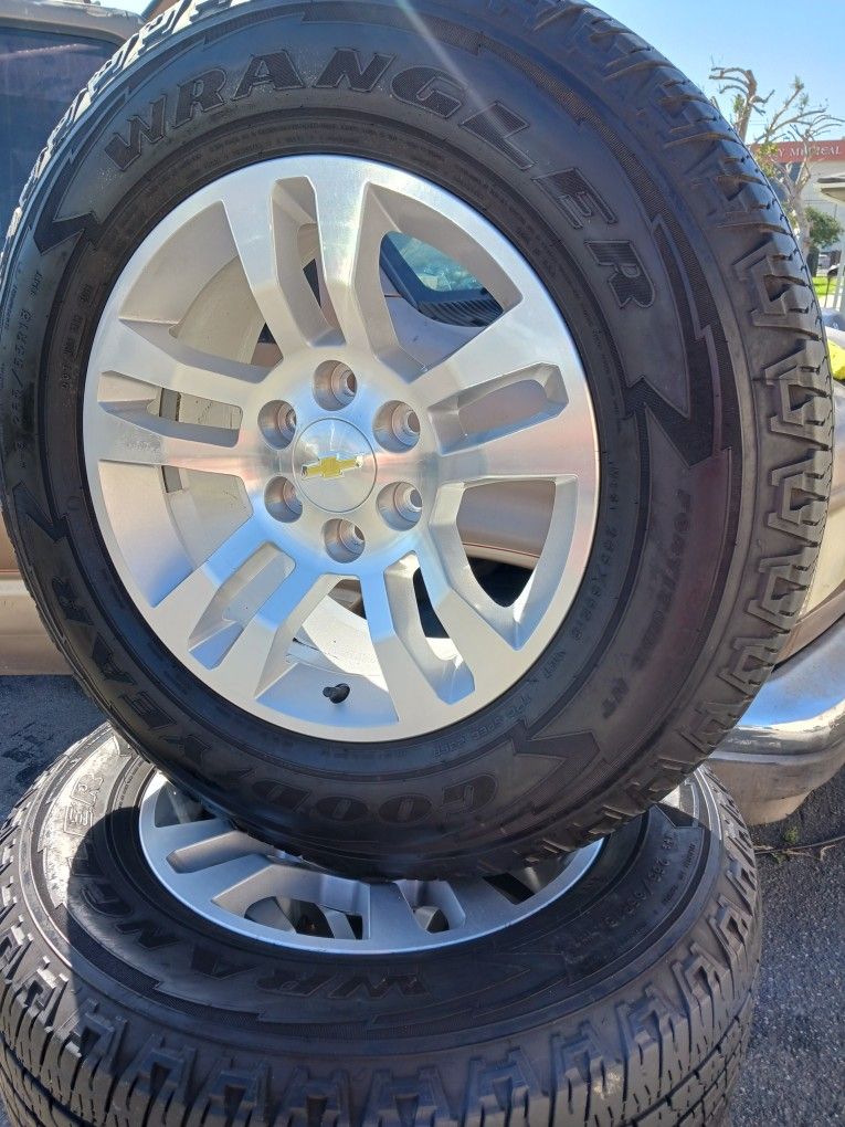 Juego De Rrines Para Trocas Chevrolet Tahoe Suburvan GMC Yantaz Muybuenas Medida 18