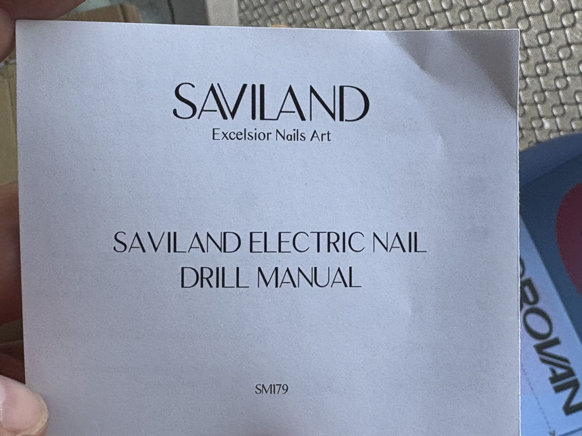 Saviland Electric Nail Drill Kit - hardly used - OBO