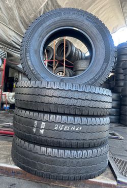 4 Continental LT 215/85/16 Installation Included