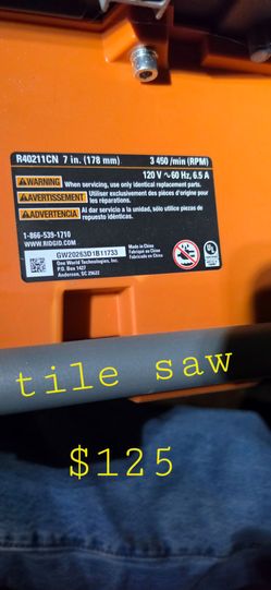 Tile saw