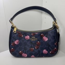 Coach Denim cherry Teri