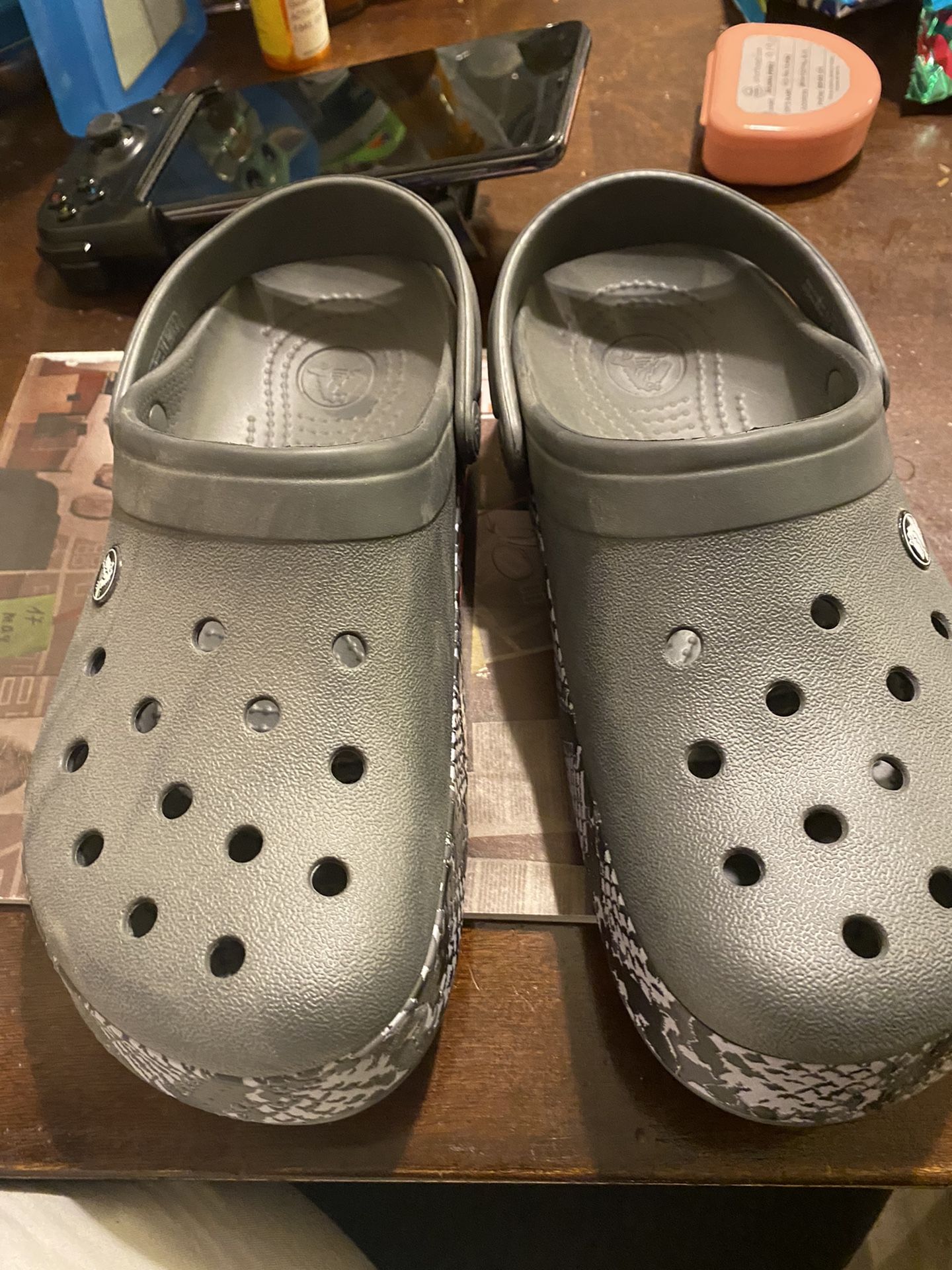 Snake Skin Crocs