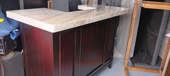 Patio Bar Marble Top Excellent Condition Delivery Available