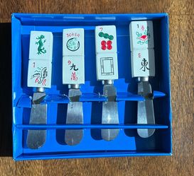 Mah Jongg Cheese Spreaders
