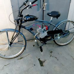 New 2 Stroke Lowrider Motorized Bike 80cc.
