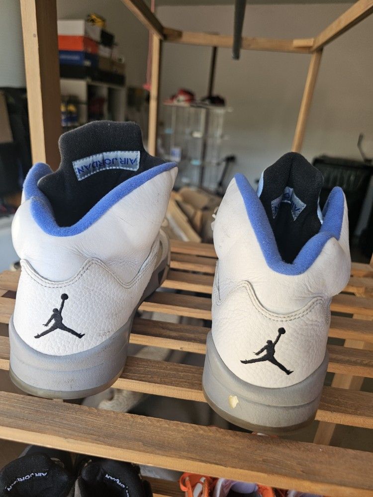 Jordan 5 STEALTH BLUE SIZE 9.5 MENS (100 PERCENT FULL  display picture 1