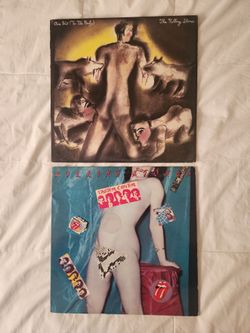 The Rolling Stones 2 Vintage Vinyl Record Set NM HIDDEN STASH