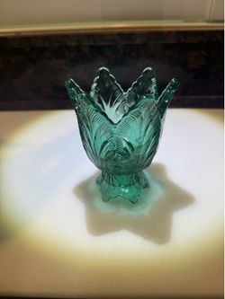 Fenton Glass Tulip Candle  Holder