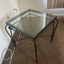 Metal Side Table Plus Entry Table