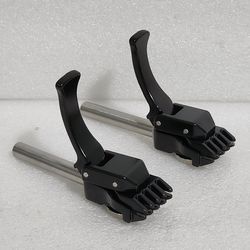 1Pair Black Badminton Stringing Clamp Tennis Flying Clamp Recket Starting Clamp