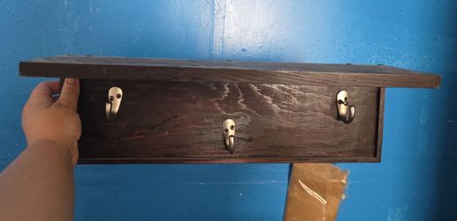 Handmade Coat Rack/Shelf