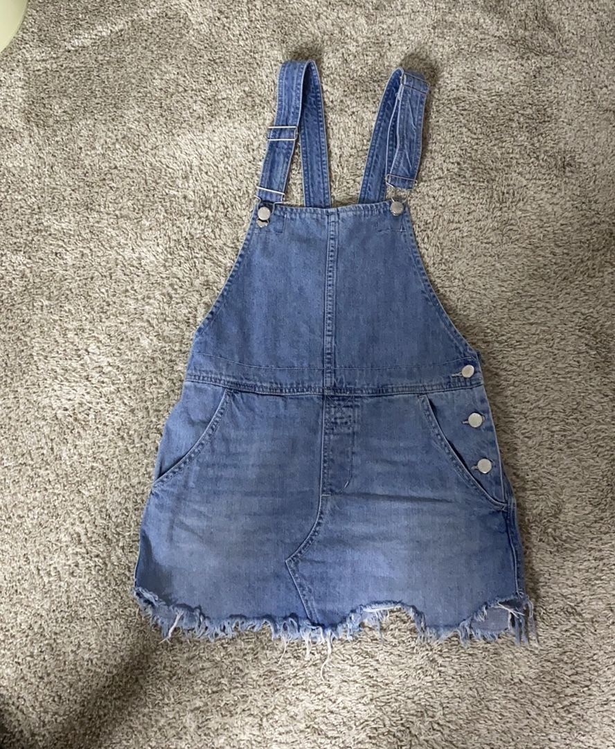Free People Dress Overall Denim size 0