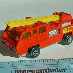 Vintage 70s Matchbox Blaze Buster fire truck