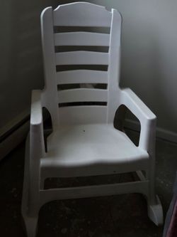 Rocking Chair white outdoor