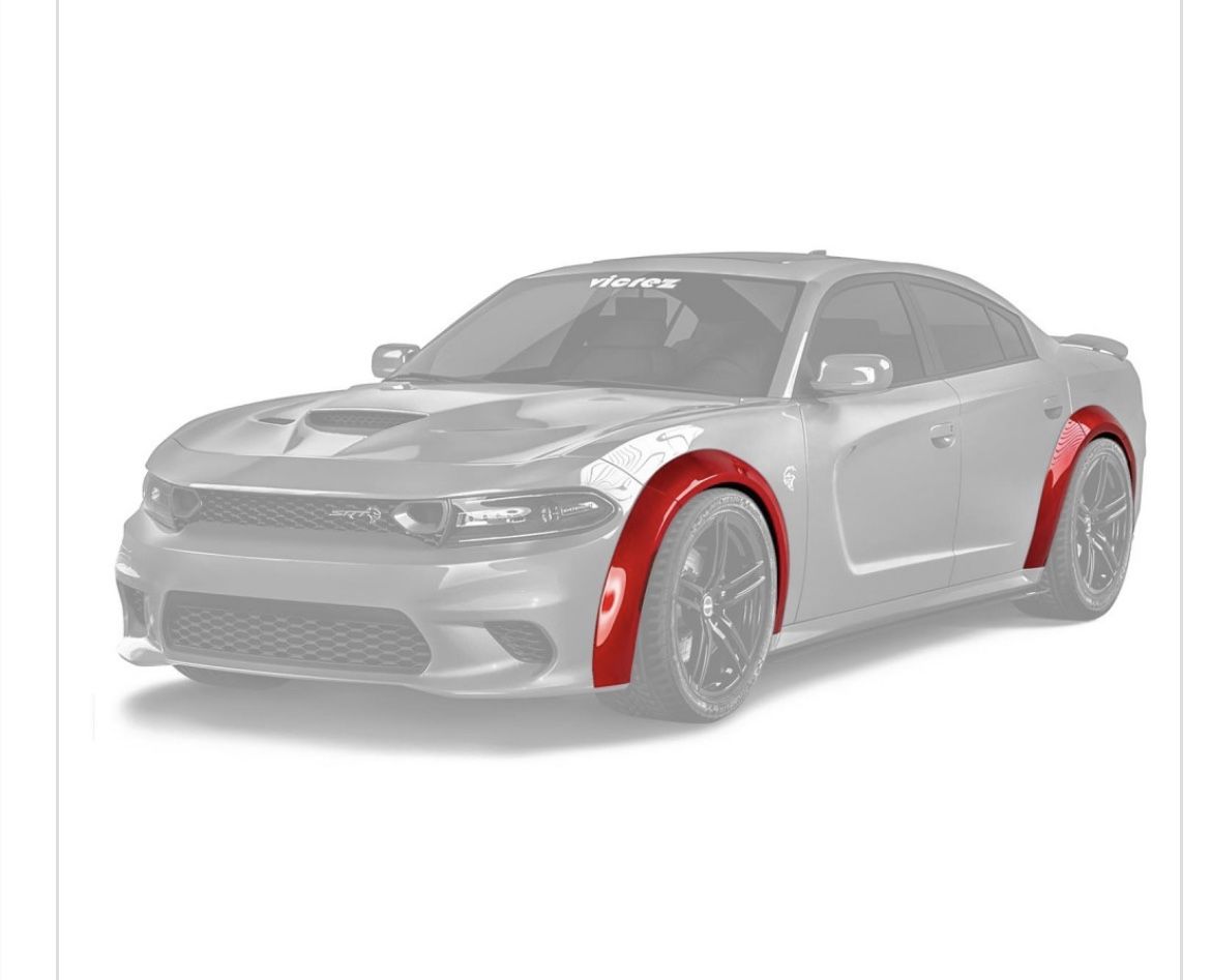 Vicrez Demon Wide Body Fender Flares vz102126 | Dodge Charger 2015-2023