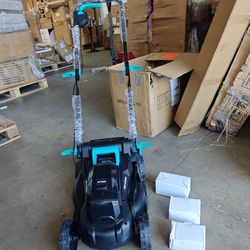 LITHIUM Cordless Lawn Mower 14in. Brand new. With 2 battery