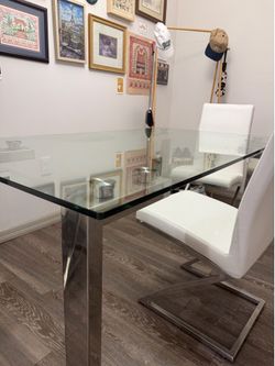 Dining table and chairs
